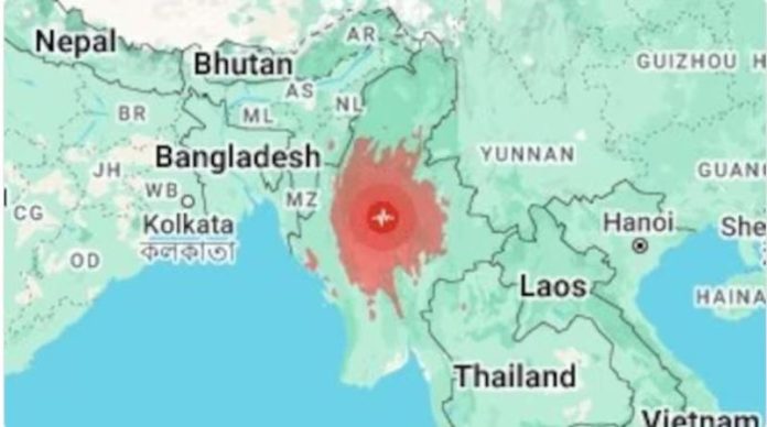 Massive Earthquakes Hit Myanmar, Tremors Felt in Bangkok